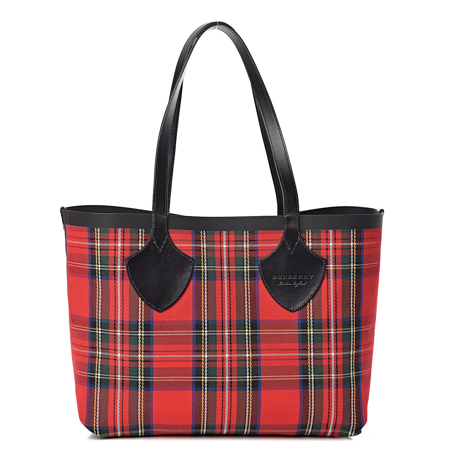 Vintage Check Medium The Giant Reversible Tote Antique Yellow Bright Red