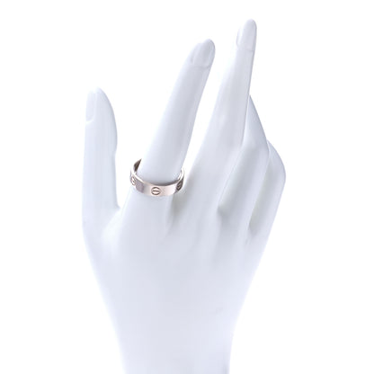 Cartier 18K White Gold 5.5mm LOVE Ring 62 10 2 of 6