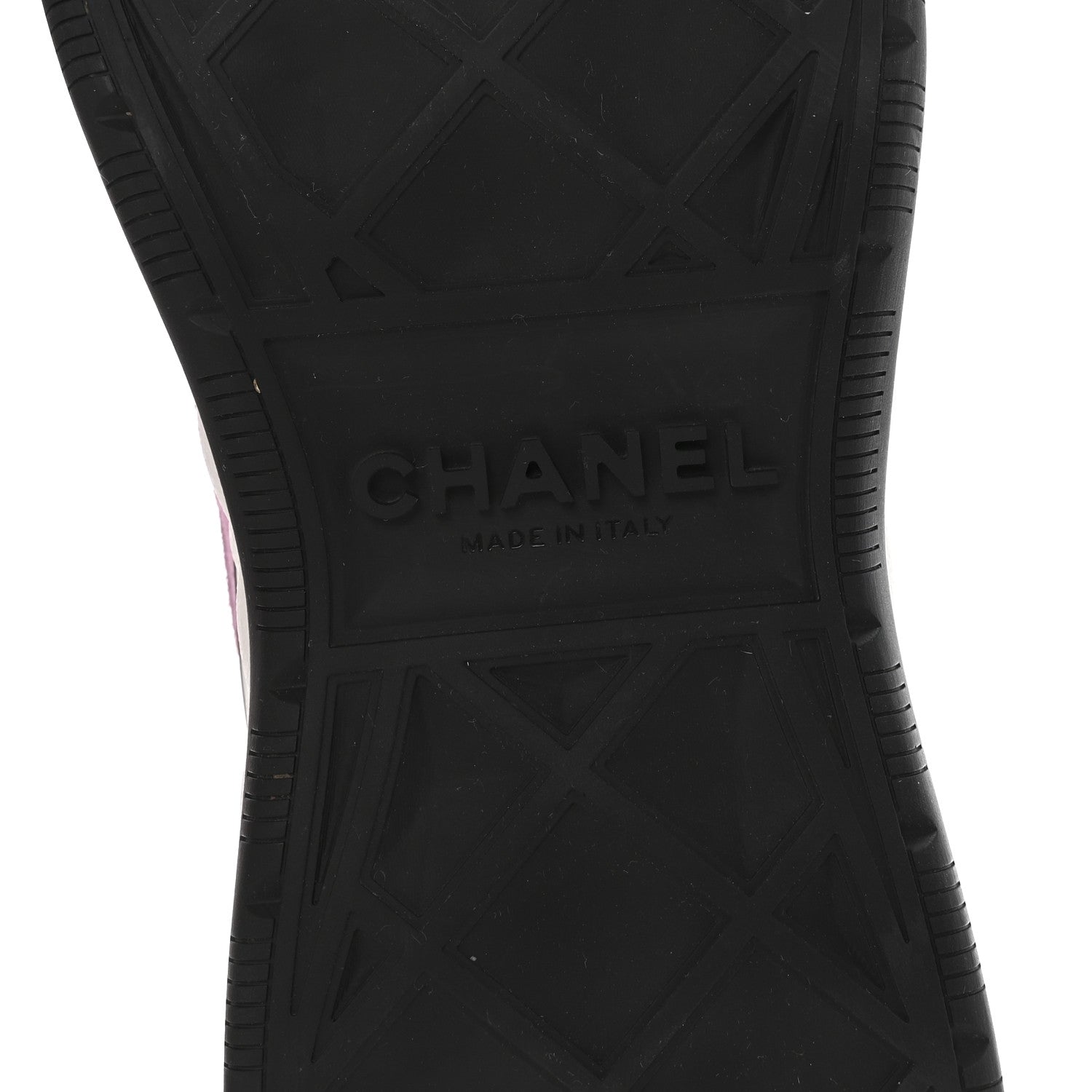 Chanel Suede Calfskin Nylon Grosgrain CC Sneakers 36.5 Dark Pink 7 of 10