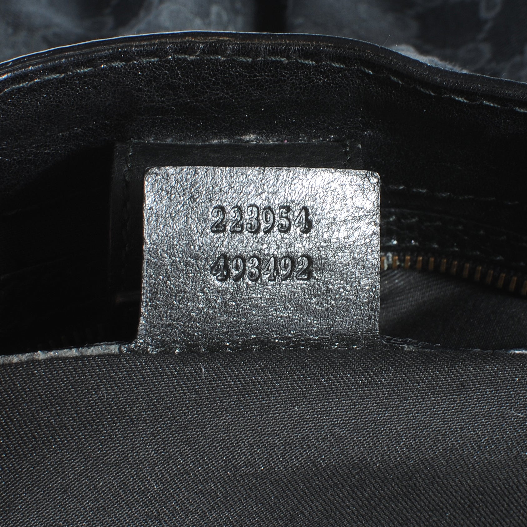 Gucci Monogram Medium Interlocking Tote Black 7 of 8