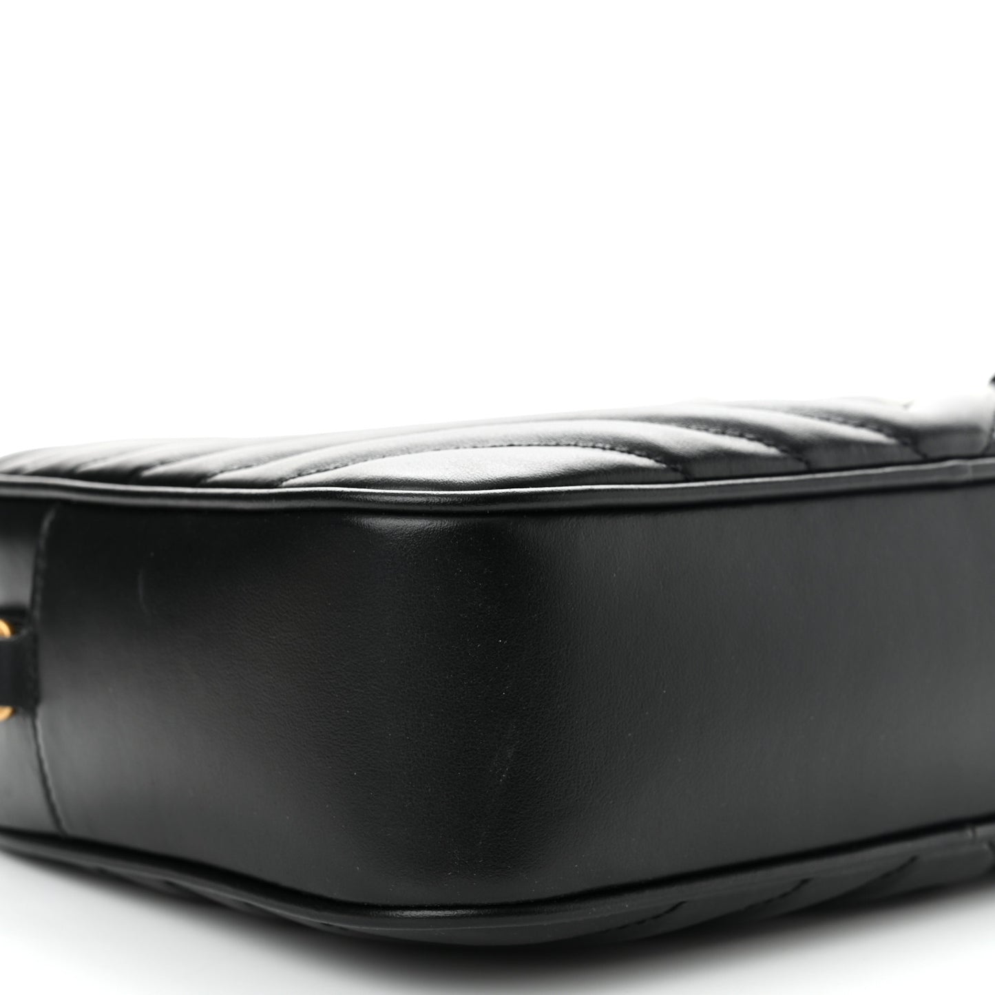 Calfskin Matelasse Monogram Lou Camera Bag Black