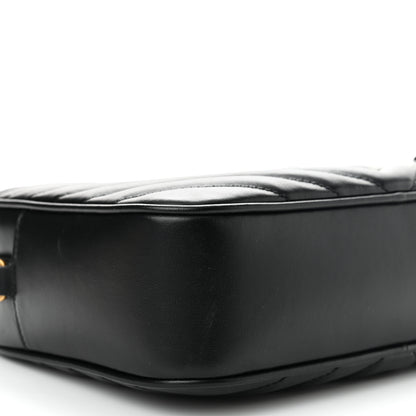 Saint Laurent Calfskin Matelasse Monogram Lou Camera Bag Black 9 of 10