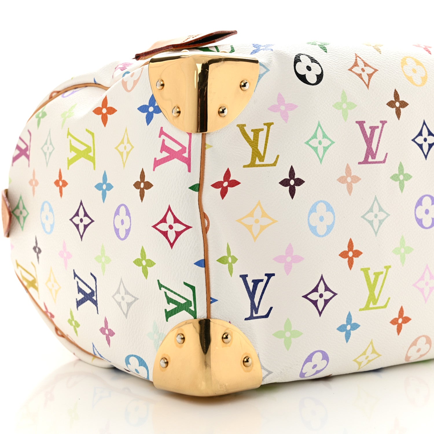 Louis Vuitton Monogram Multicolor Speedy 30 White 9 of 14