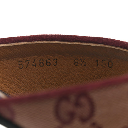 Gucci Canvas GG Monogram Mens Criss Cross Slide Sandals 8.5 Sahara Rubino Chardonnay 8 of 8