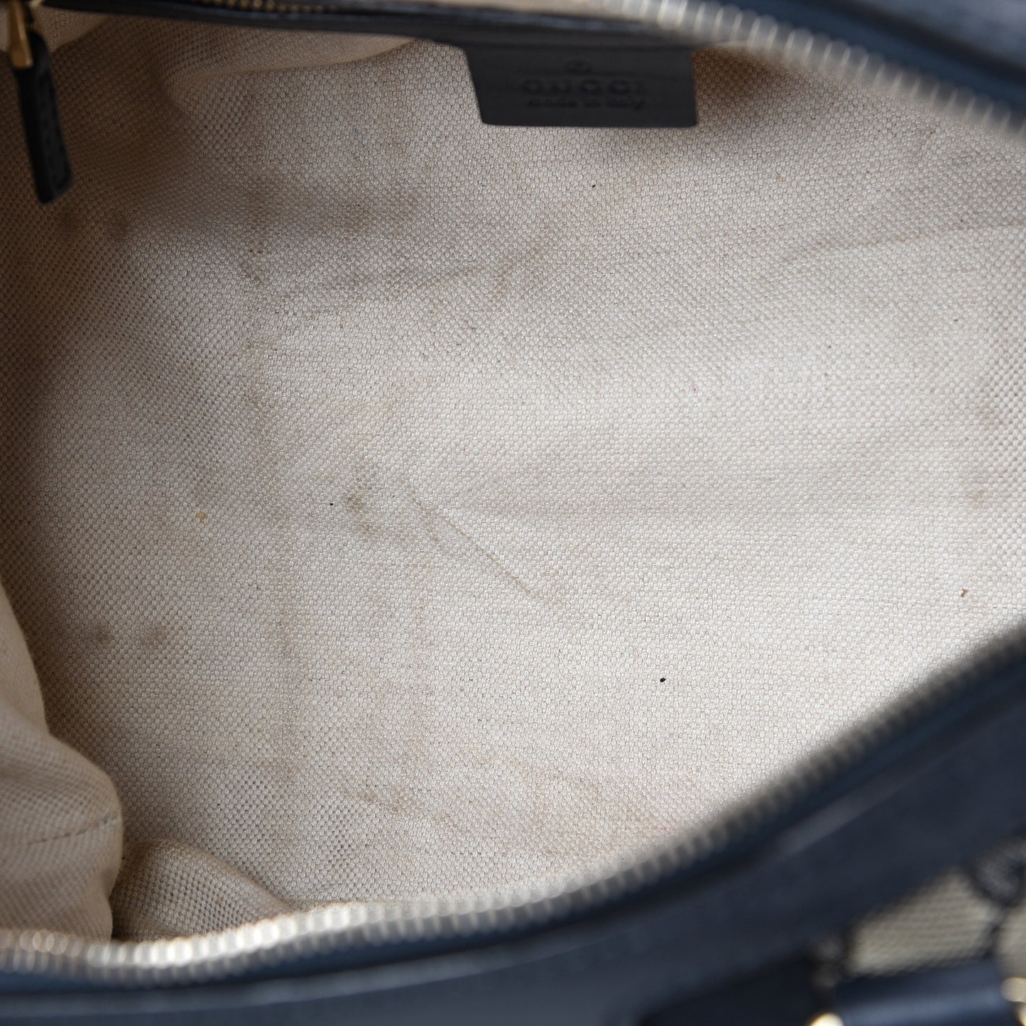 Monogram Vintage Web Small Boston Navy