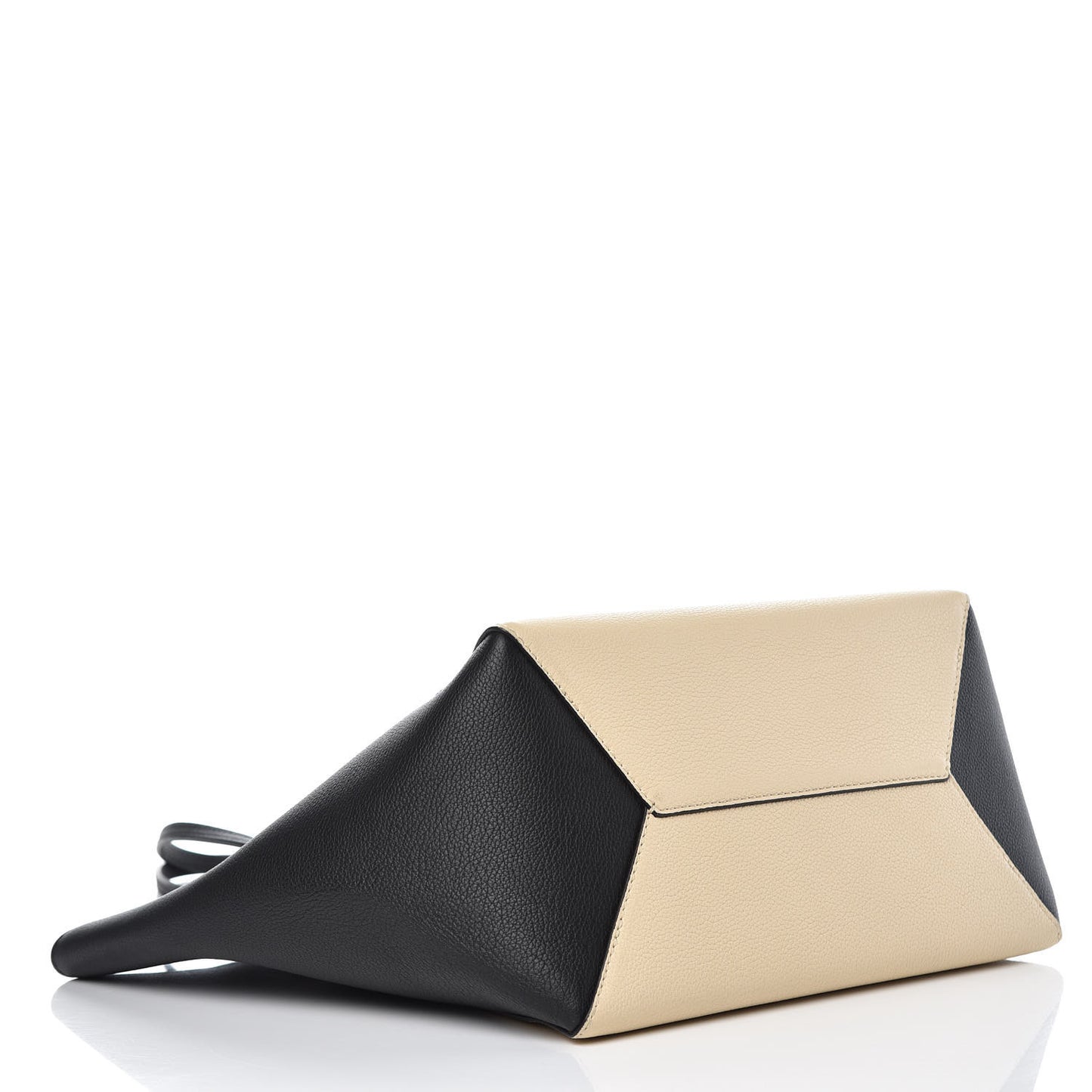 Calfskin Lockme Cabas Vanille Black