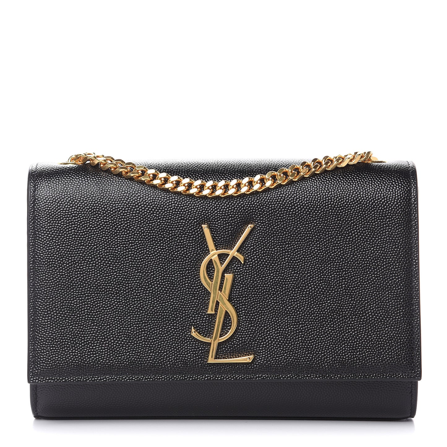Grain De Poudre Small Monogram Kate Satchel Black