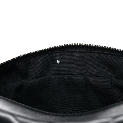 Saint Laurent Calfskin Matelasse Monogram Lou Camera Bag Black 8 of 12