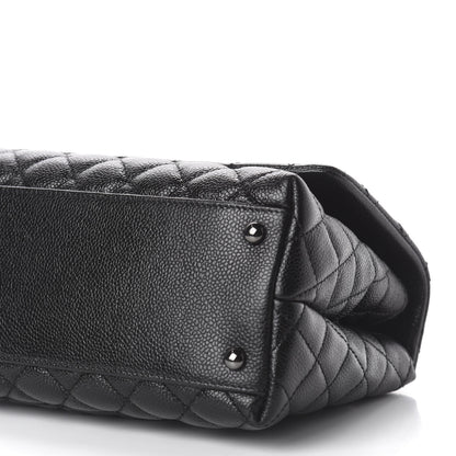 Chanel Caviar Quilted Small Coco Handle Flap So Black 8 of 12
