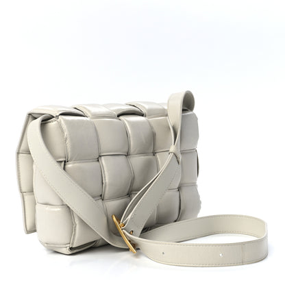 Bottega Veneta Nappa Maxi Intreccio Padded Cassette Crossbody Bag Chalk 3 of 13