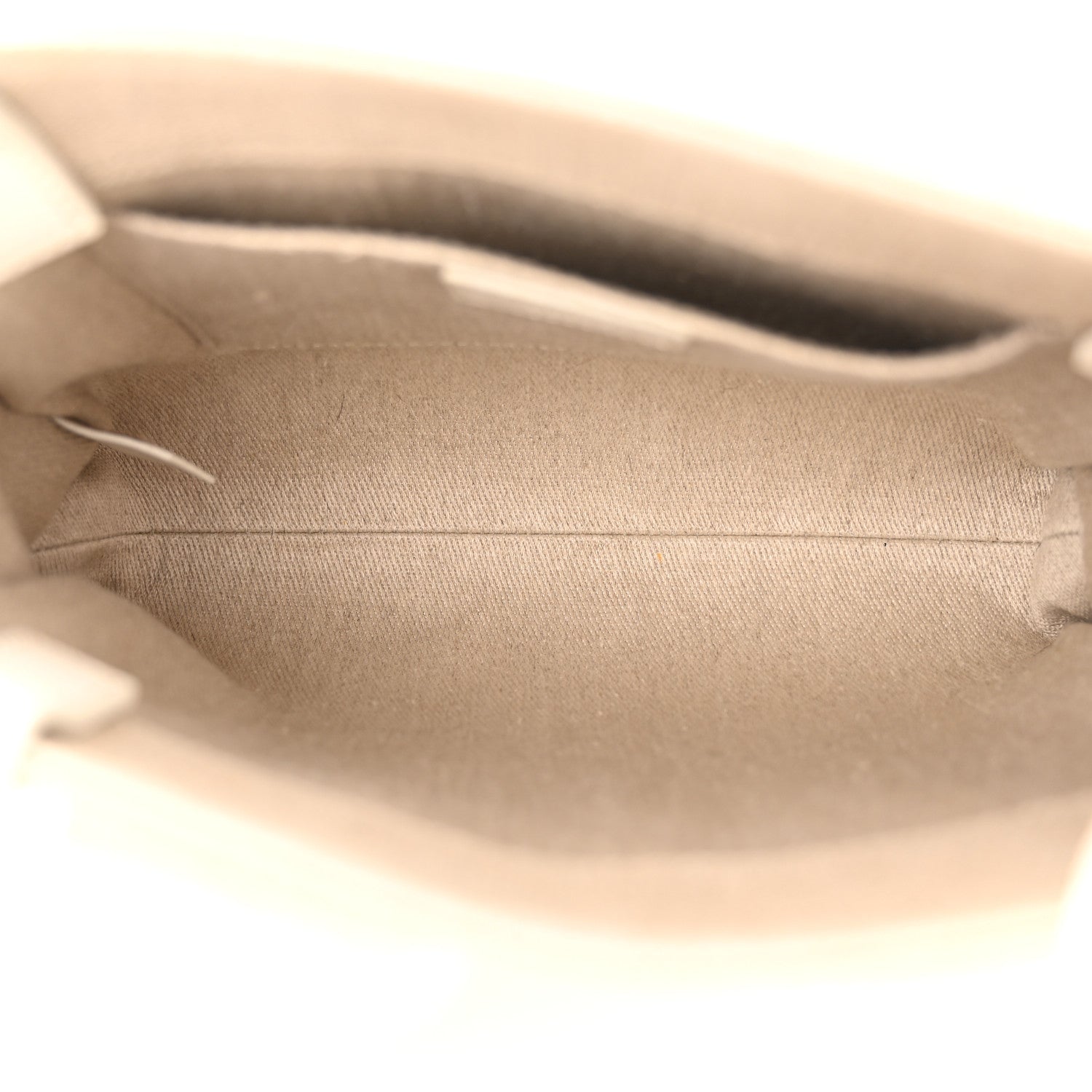 Chloe Linen Canvas Calfskin Blanket Stitched Small Woody Ribbon Tote White Multicolor 5 of 11