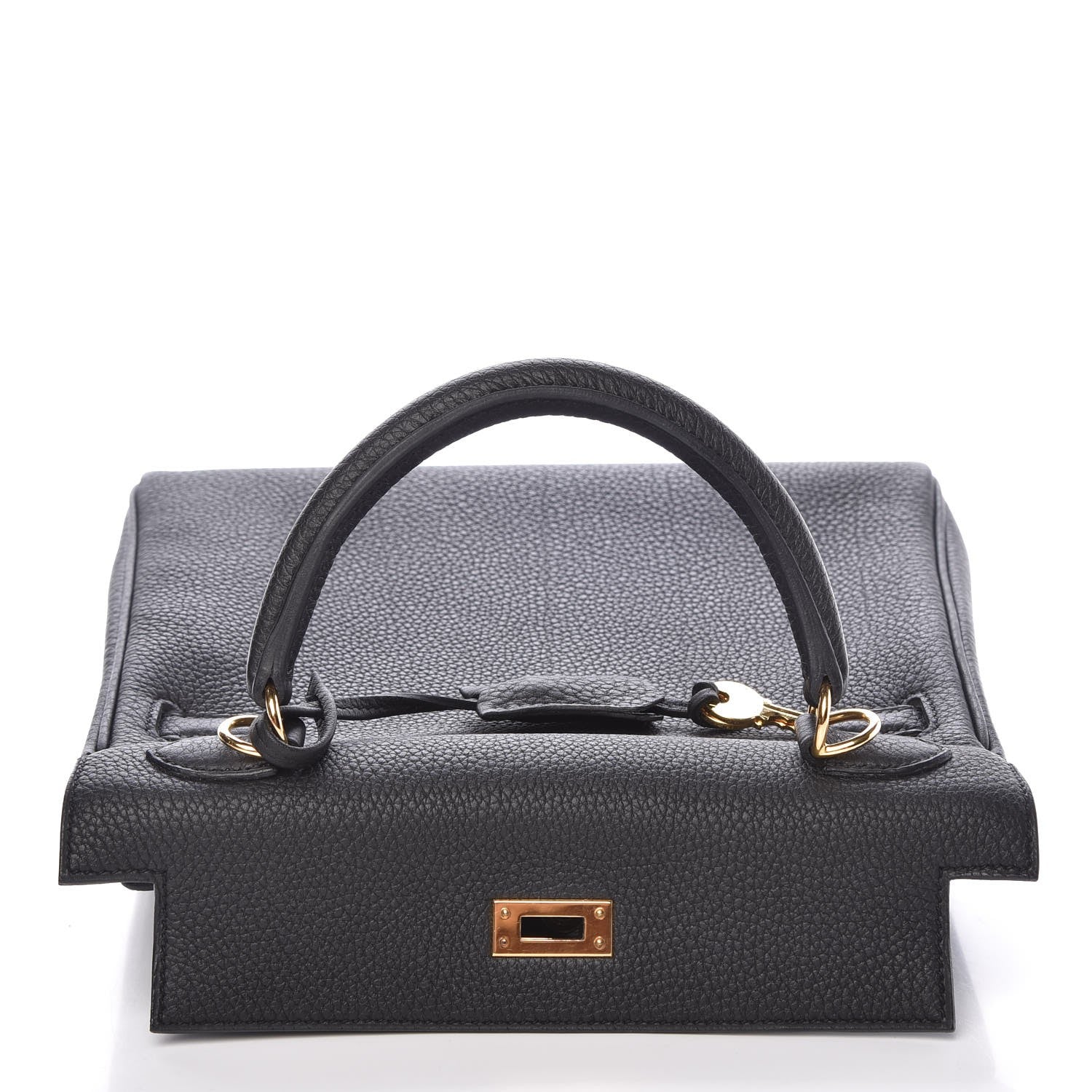 Hermes Togo Kelly Retourne 25 Black 25 of 64