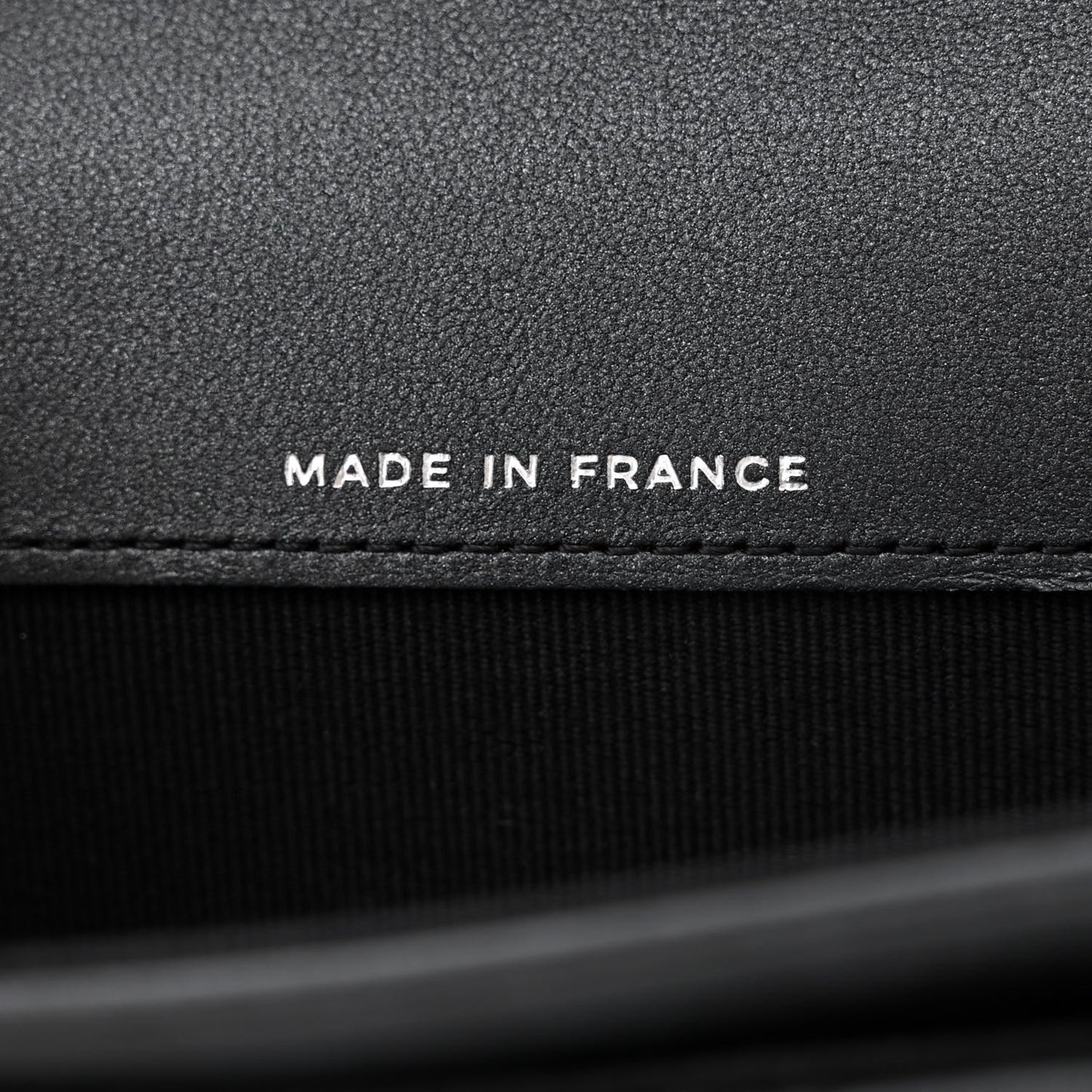 Lambskin Quilted Flap Card Holder Wallet So Black