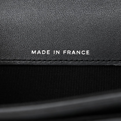 Chanel Lambskin Quilted Flap Card Holder Wallet So Black 7 of 11