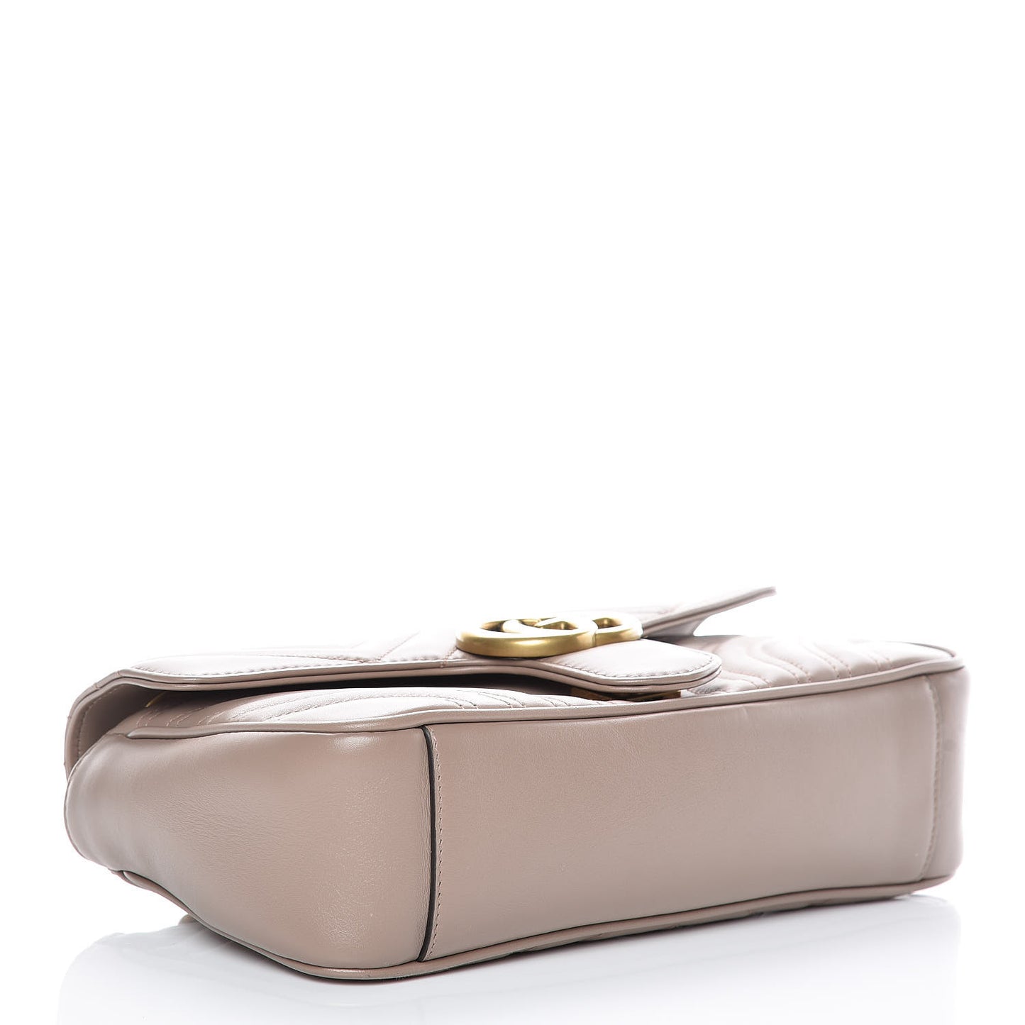 Calfskin Matelasse Small GG Marmont Shoulder Bag Porcelain Rose
