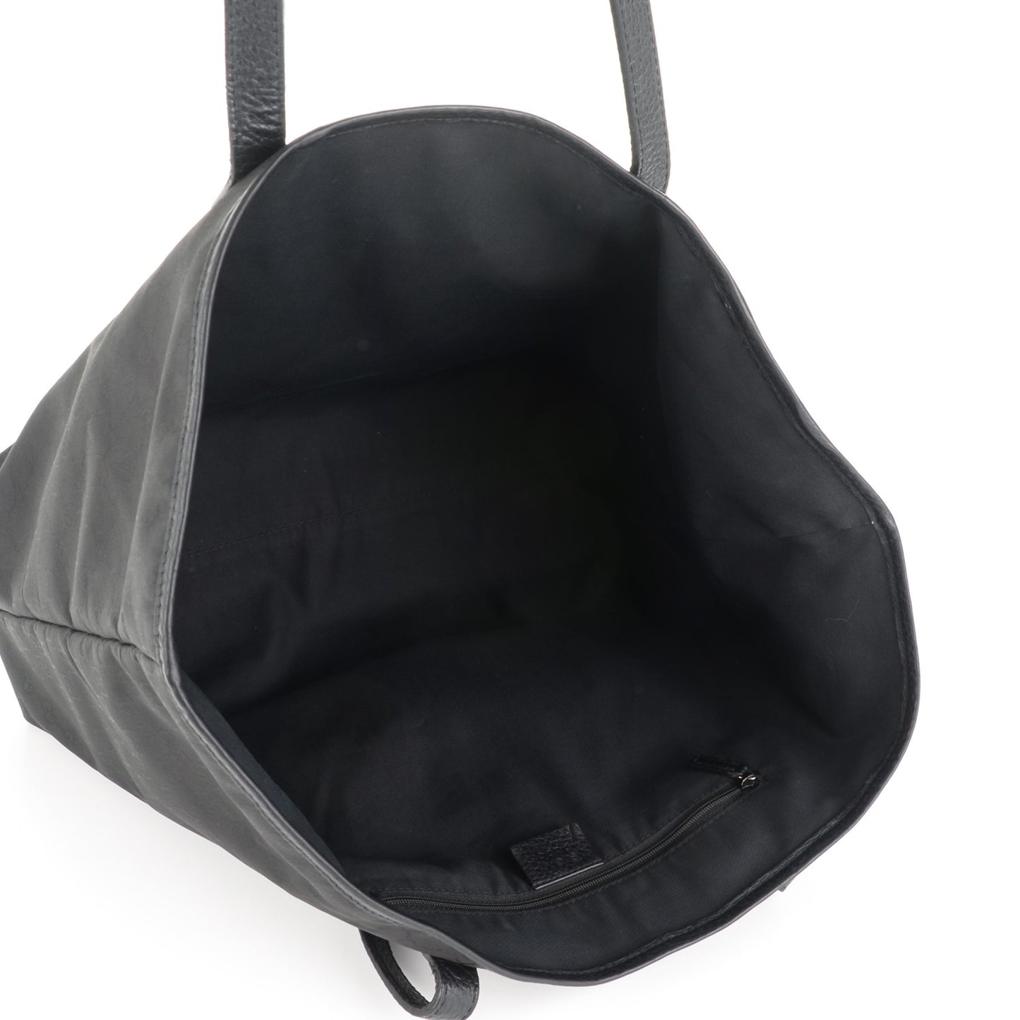 Nylon Monogram Large Tote Black
