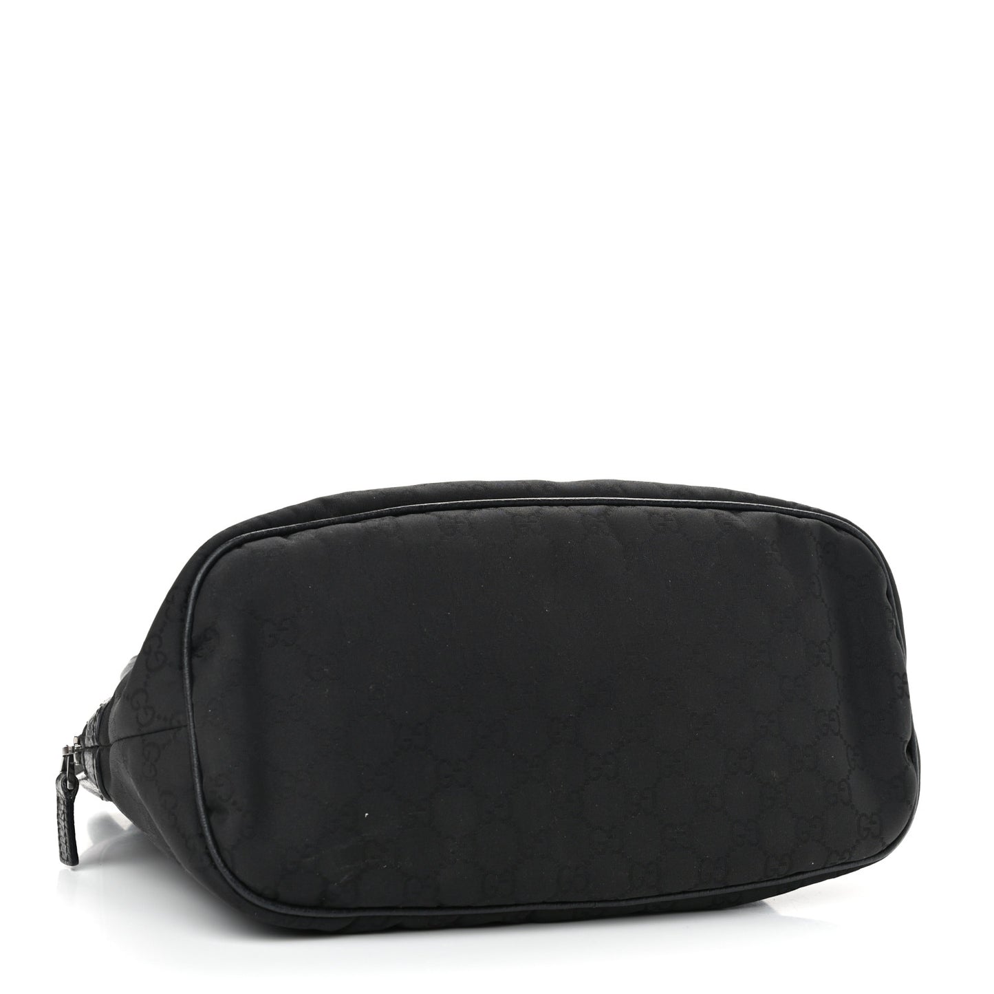 Nylon Monogram Medium Dome Bag Black