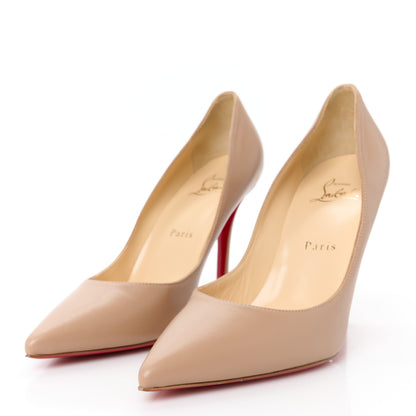 Christian Louboutin Nappa Apostrophy 100 Pumps 38.5 Nude 4 of 10
