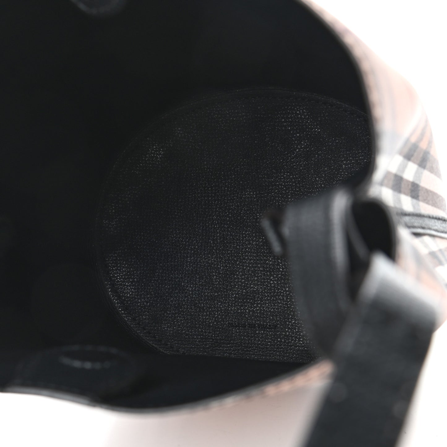 Haymarket Check Colours Small Lorne Bucket Crossbody Black