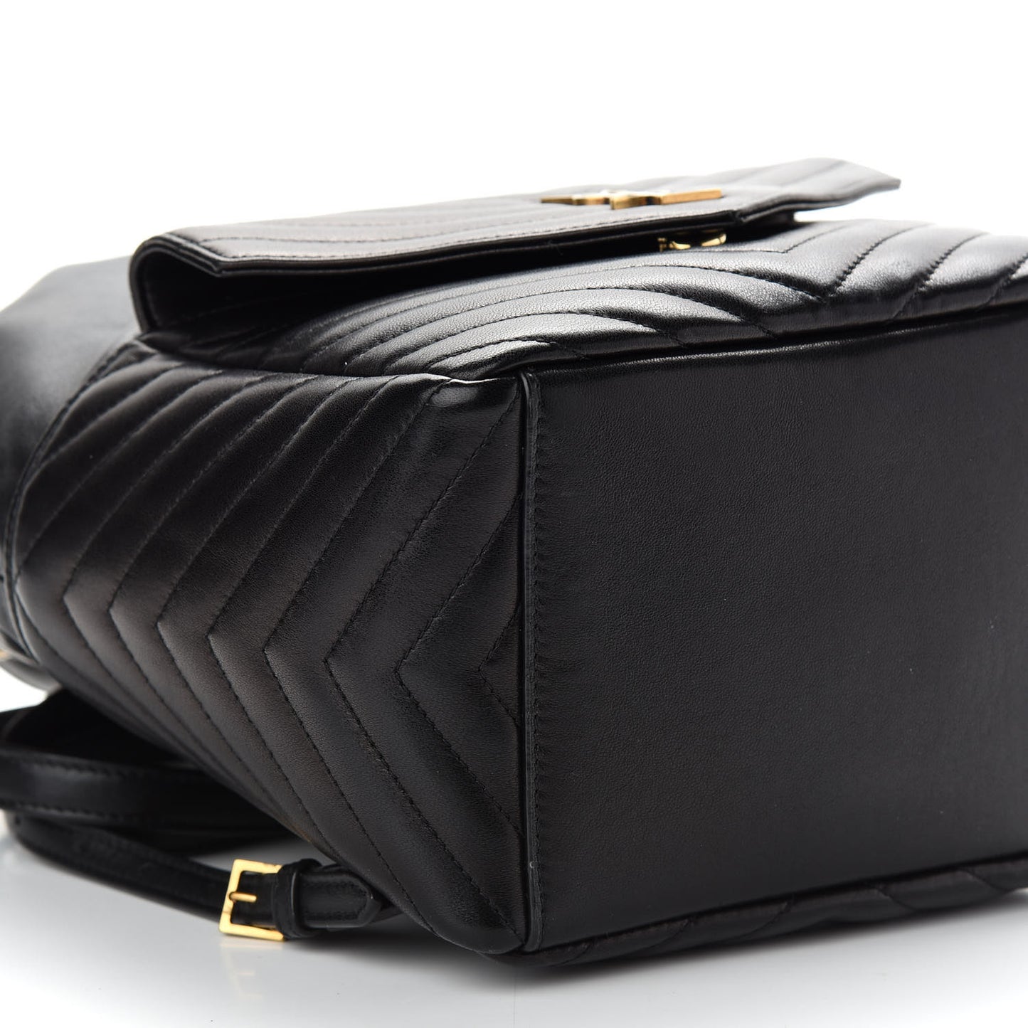 Lambskin Matelasse Monogram Joe Backpack Black