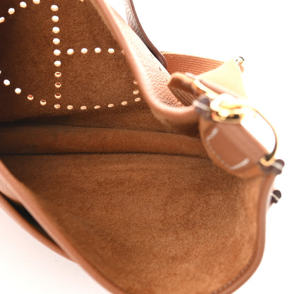 Hermes Taurillon Clemence Evelyne III PM Gold 5 of 11