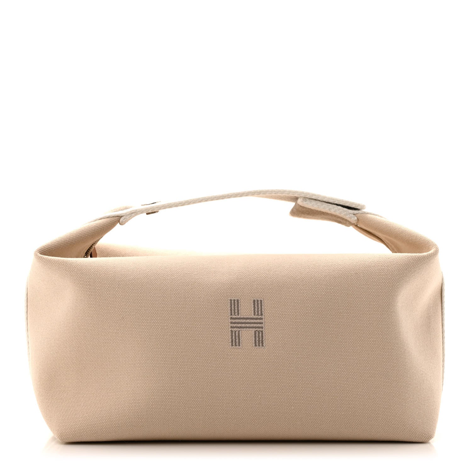 Hermes Canvas Large Bride-A-Brac Pouch Natural 1 of 9