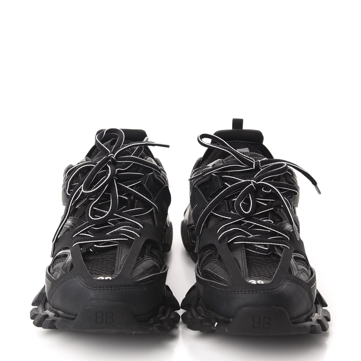 Balenciaga Mesh Nylon Track Sneakers 39 Black 2 of 7