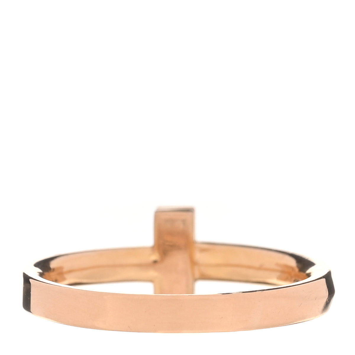 18K Rose Gold 2.5mm T T1 Ring 53 6.5