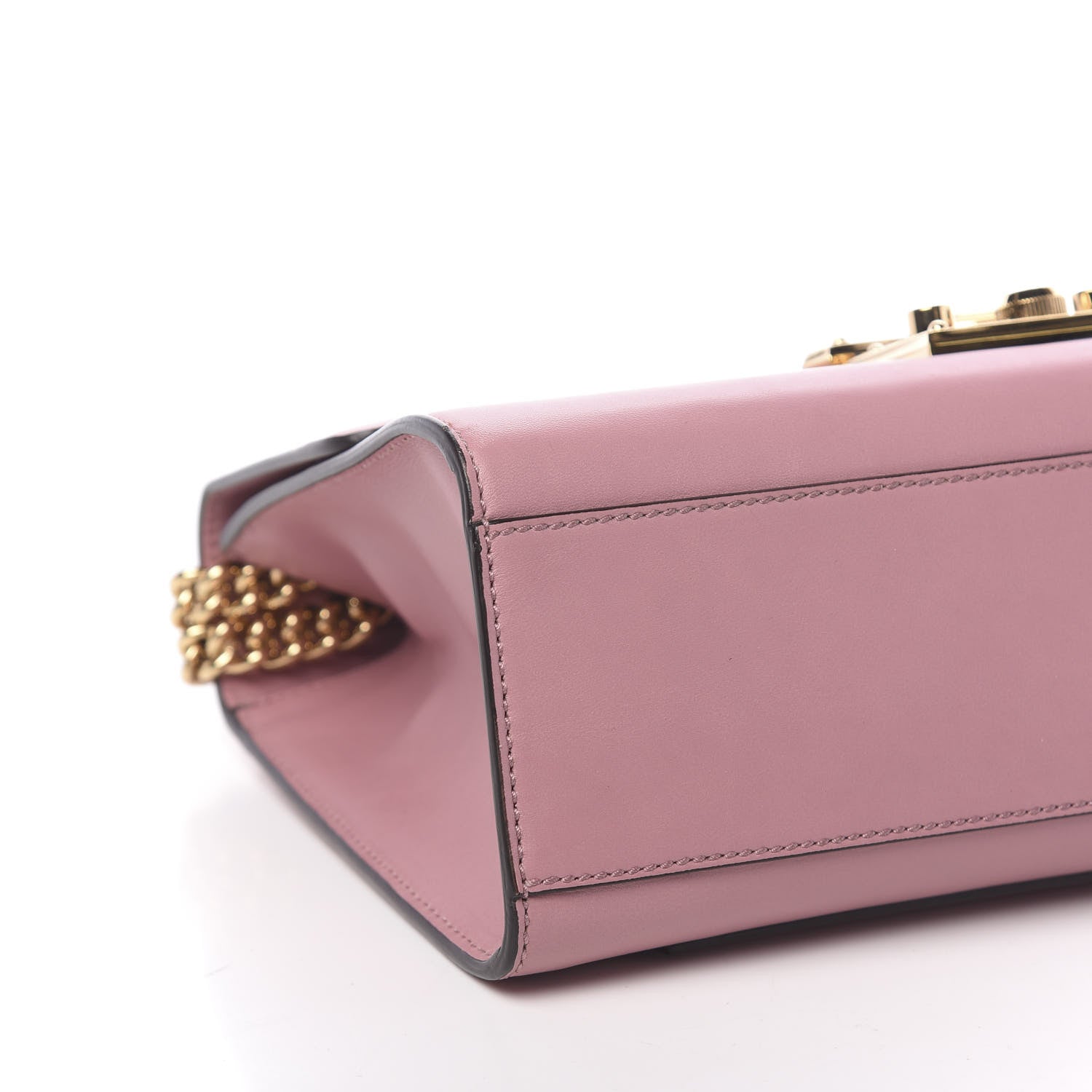 Gucci Moon Calfskin Medium Padlock Shoulder Bag Carmine Rose 8 of 10