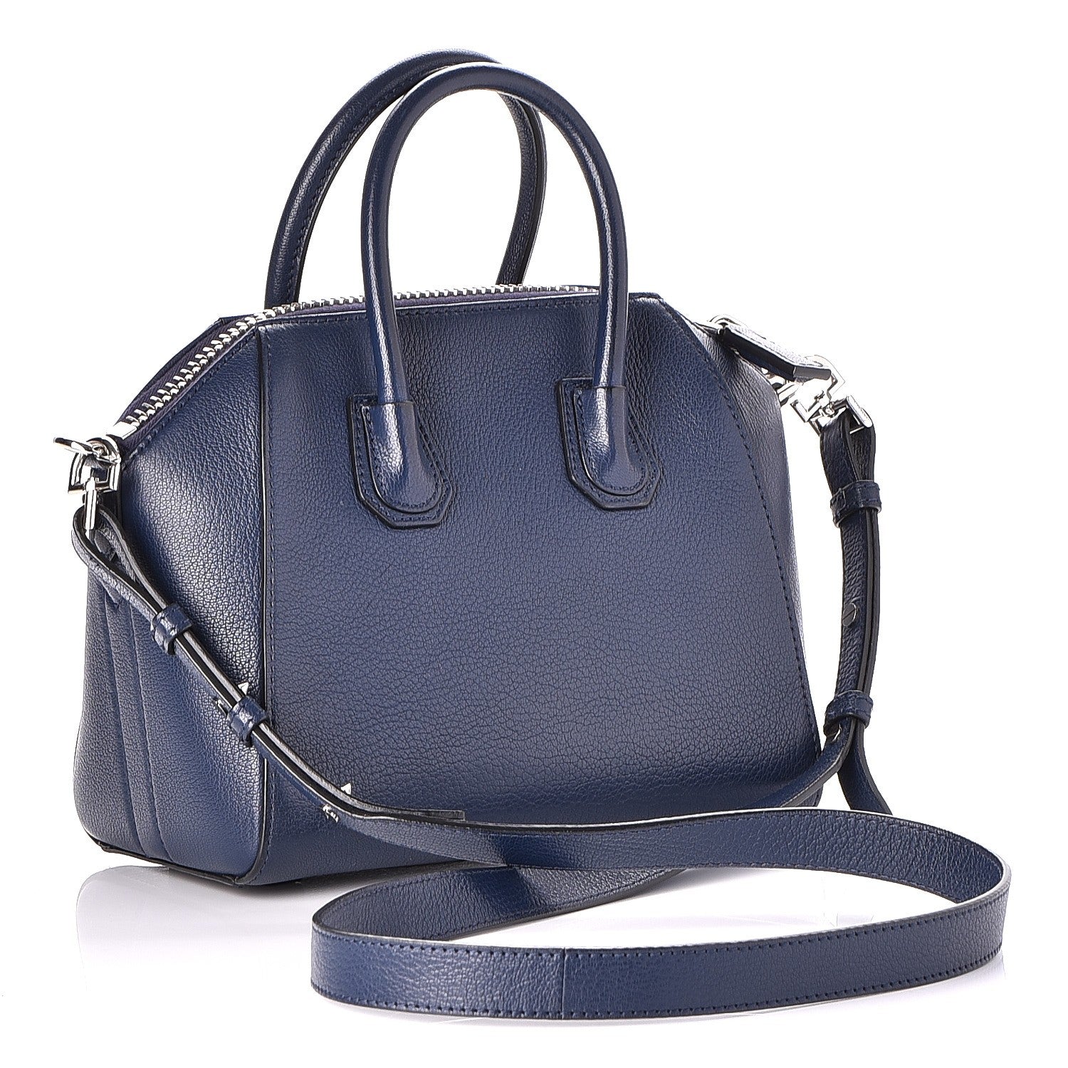 Givenchy Sugar Goatskin Mini Antigona Navy 4 of 8
