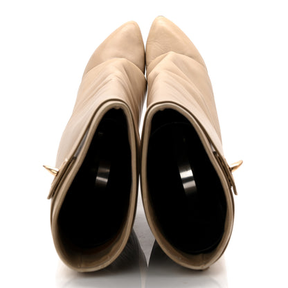 Givenchy Calfskin Shark Lock Pant Boots 40 Beige 5 of 8