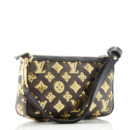 Louis Vuitton Monogram Sequins Eclipse Pochette Gold 3 of 6
