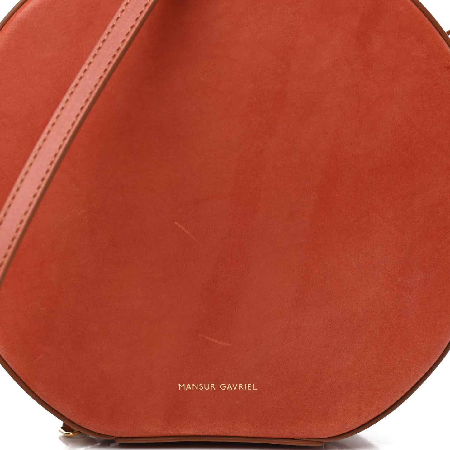 Calfskin Circle Bag Brandy