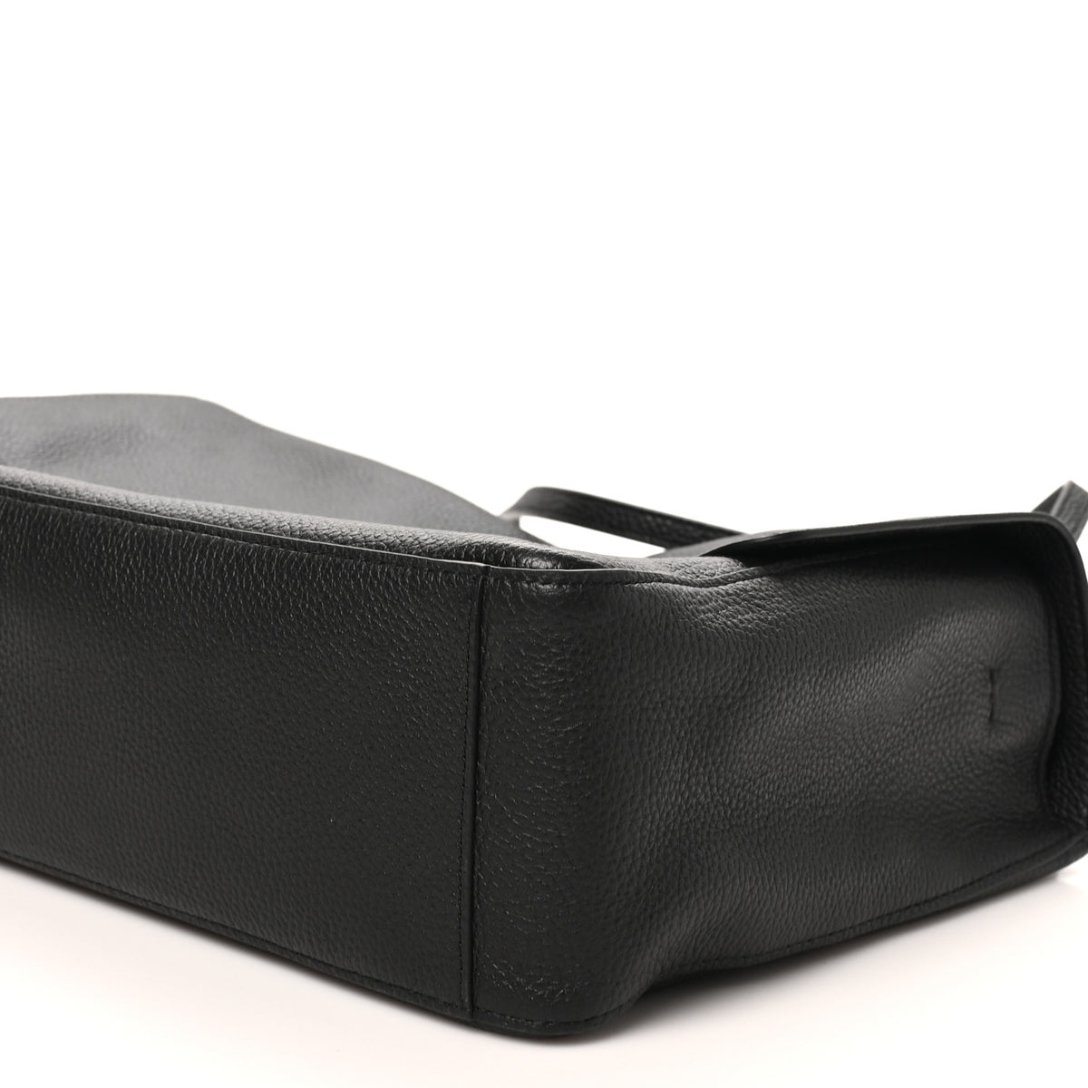 Grained Calfskin Souplissimo Maxi Flap Black