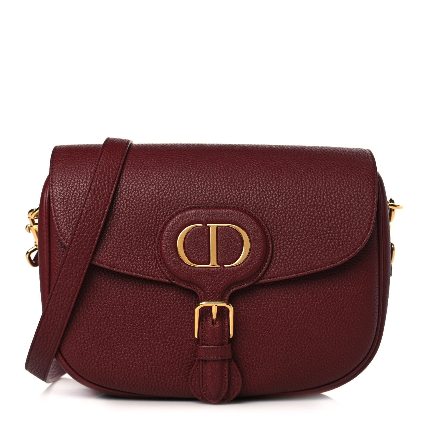 Christian Dior Grained Calfskin Large Bobby Flap Red Bricks 1 of 10
