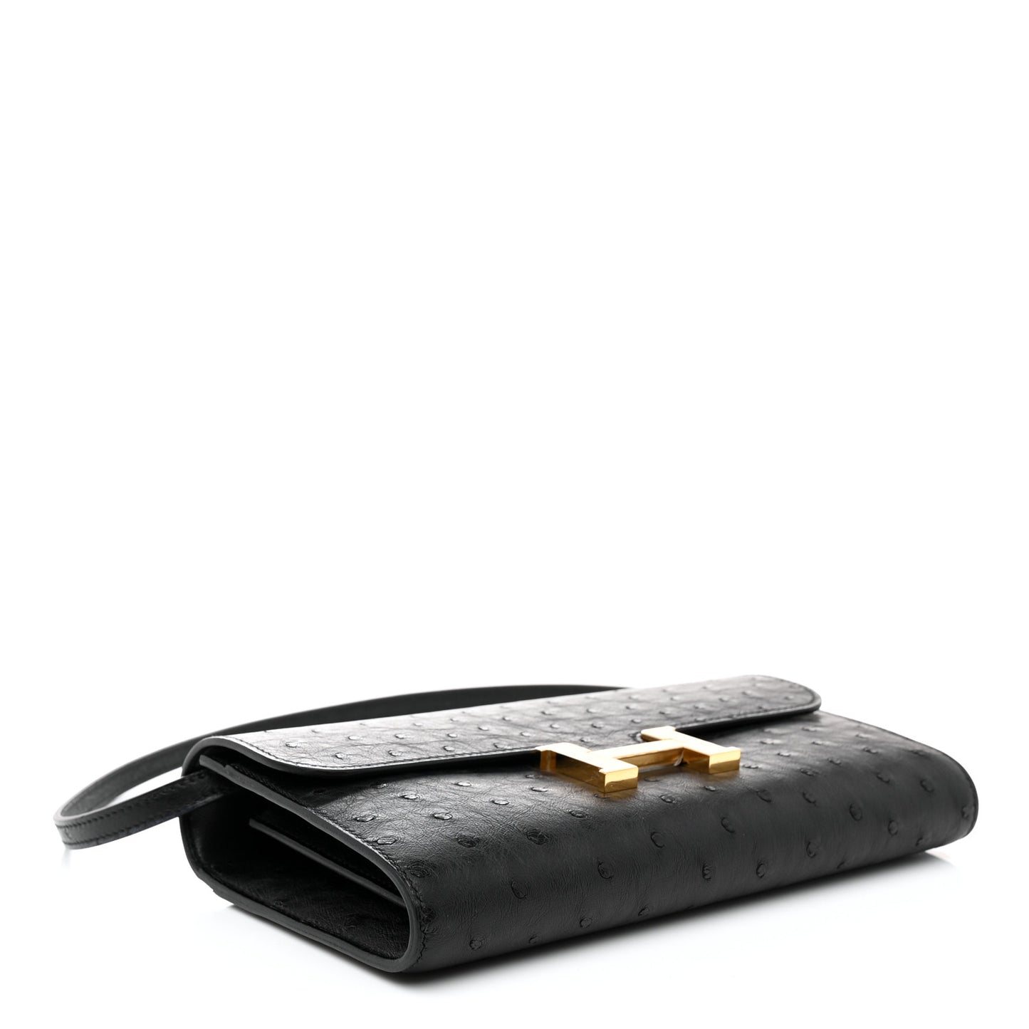 Ostrich Constance Long Wallet To Go Black