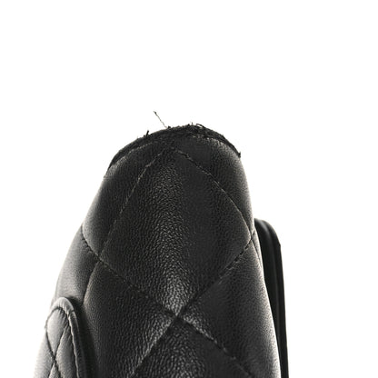 Chanel Lambskin Quilted Large Flap Wallet Black 11 of 13