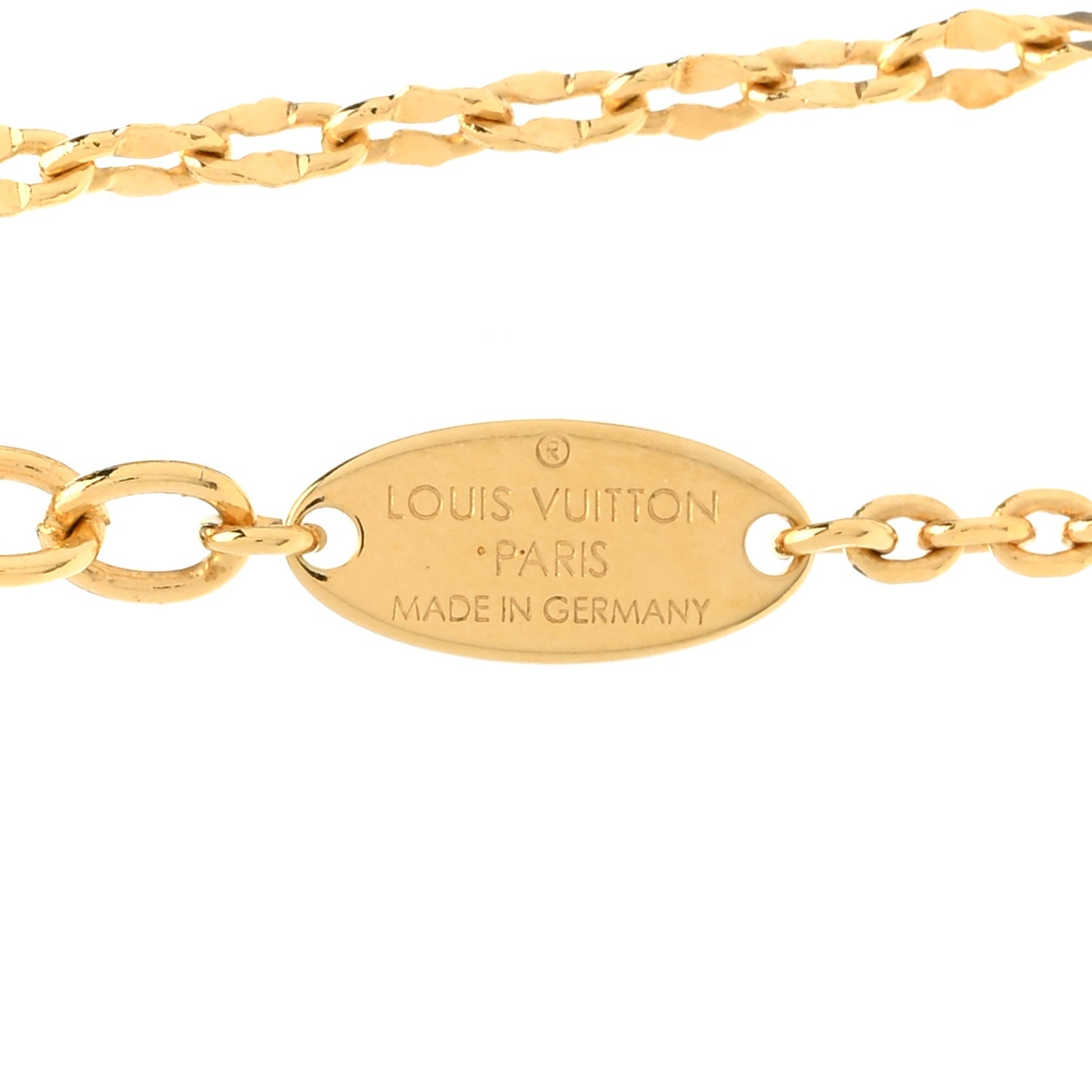 Metal Blooming Strass Necklace Gold