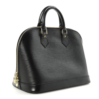 Louis Vuitton Epi Alma PM Black 3 of 9