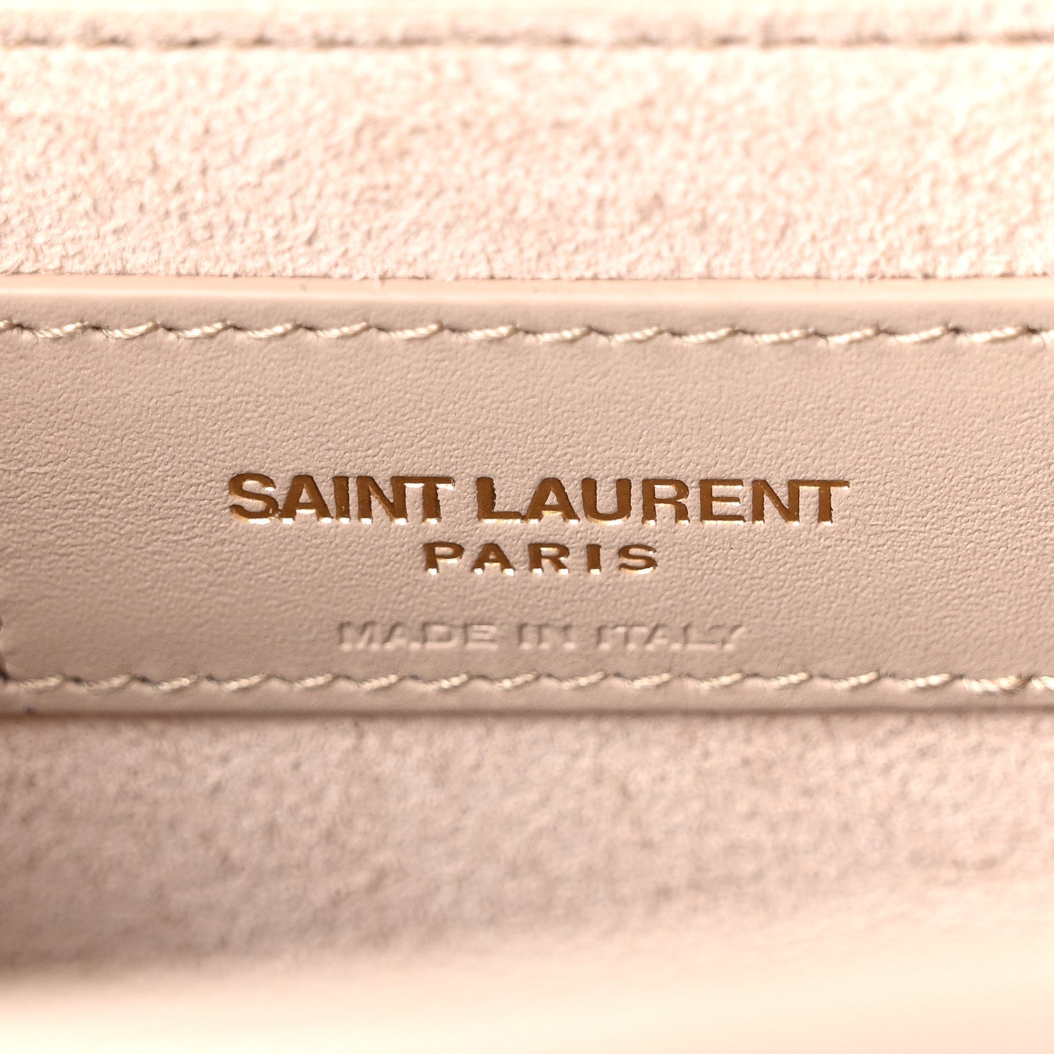 Saint Laurent Smooth Calfskin Small Classic Monogram Kate Tassel Satchel Light Natural 5 of 9