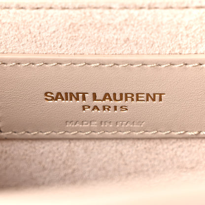 Saint Laurent Smooth Calfskin Small Classic Monogram Kate Tassel Satchel Light Natural 5 of 9