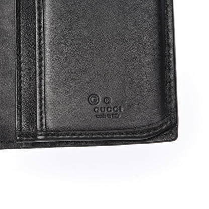 Gucci Microguccissima Bi-Fold Organizer Wallet Black 6 of 10