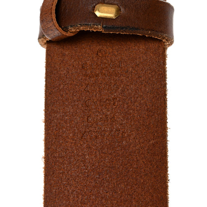 Gucci Faded Calfskin Double G 40mm Belt 85 34 Cuir 3 of 10