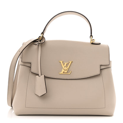 Louis Vuitton Soft Calfskin Lockme Ever MM Greige 1 of 12