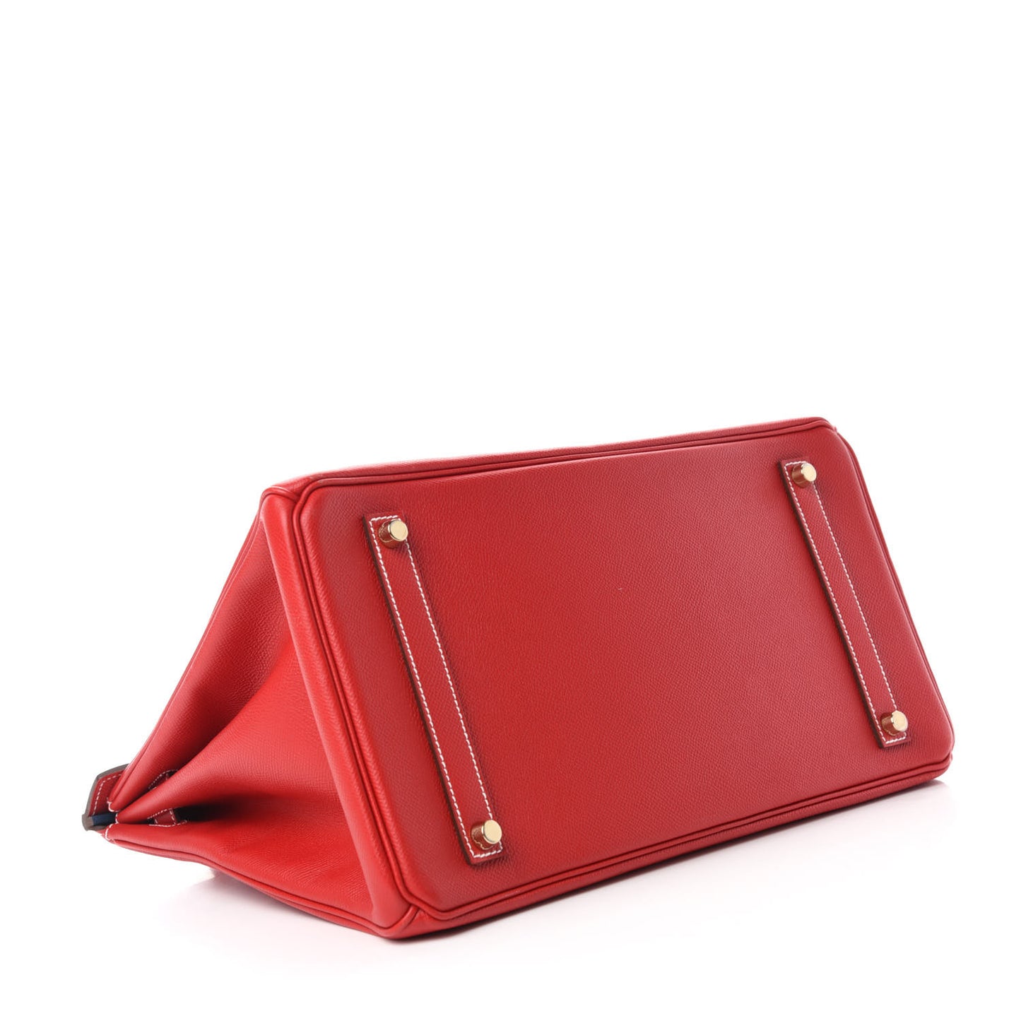 Epsom Candy Birkin 35 Rouge Casaque Bleu Thalassa