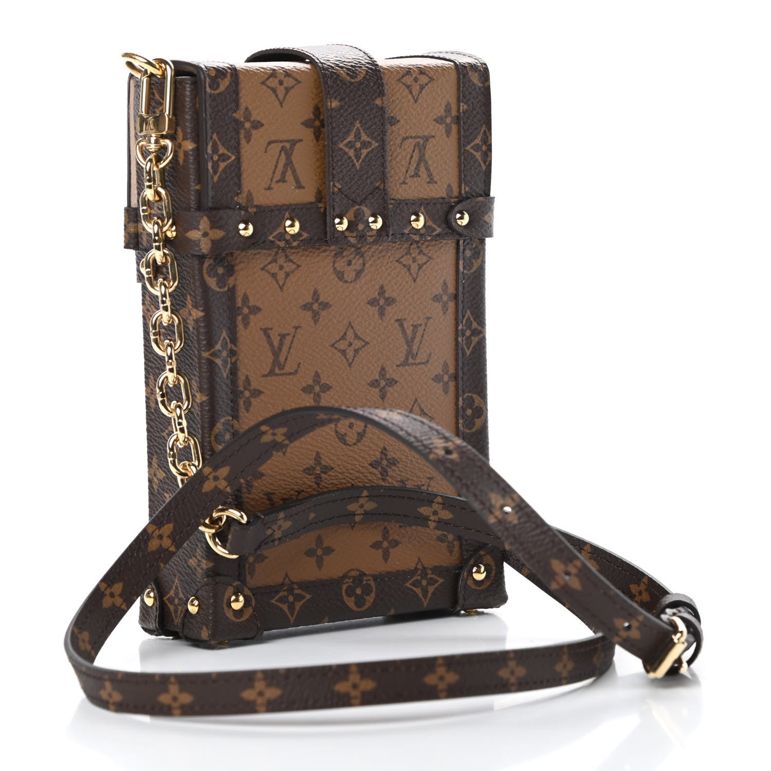 Louis Vuitton Reverse Monogram Pochette Trunk Verticale 3 of 9