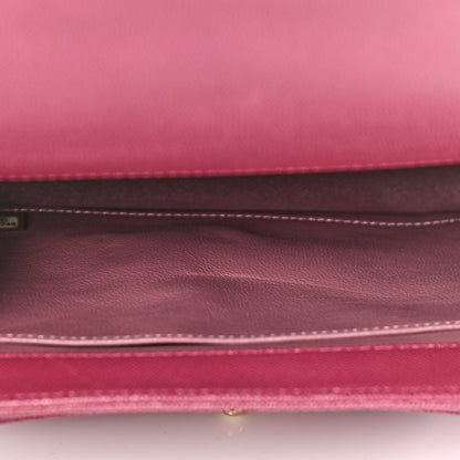 Chanel Caviar Quilted Medium Business Affinity Flap Pink 11 of 17