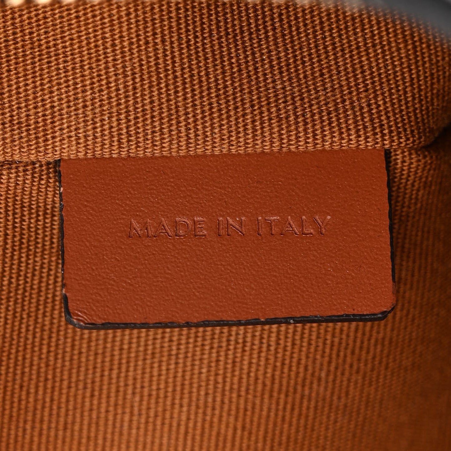 Triomphe Canvas Calfskin Ava Shoulder Bag Tan