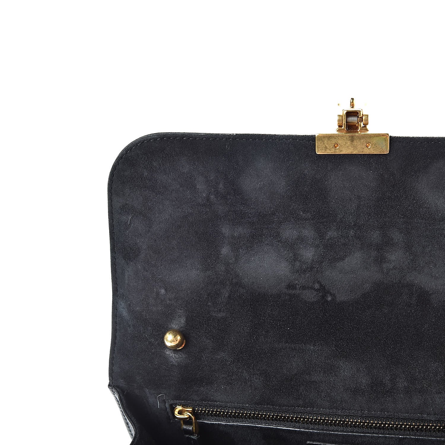 Christian Dior Lambskin Cannage Studded Large Dioraddict Flap Bag Black 12 of 14