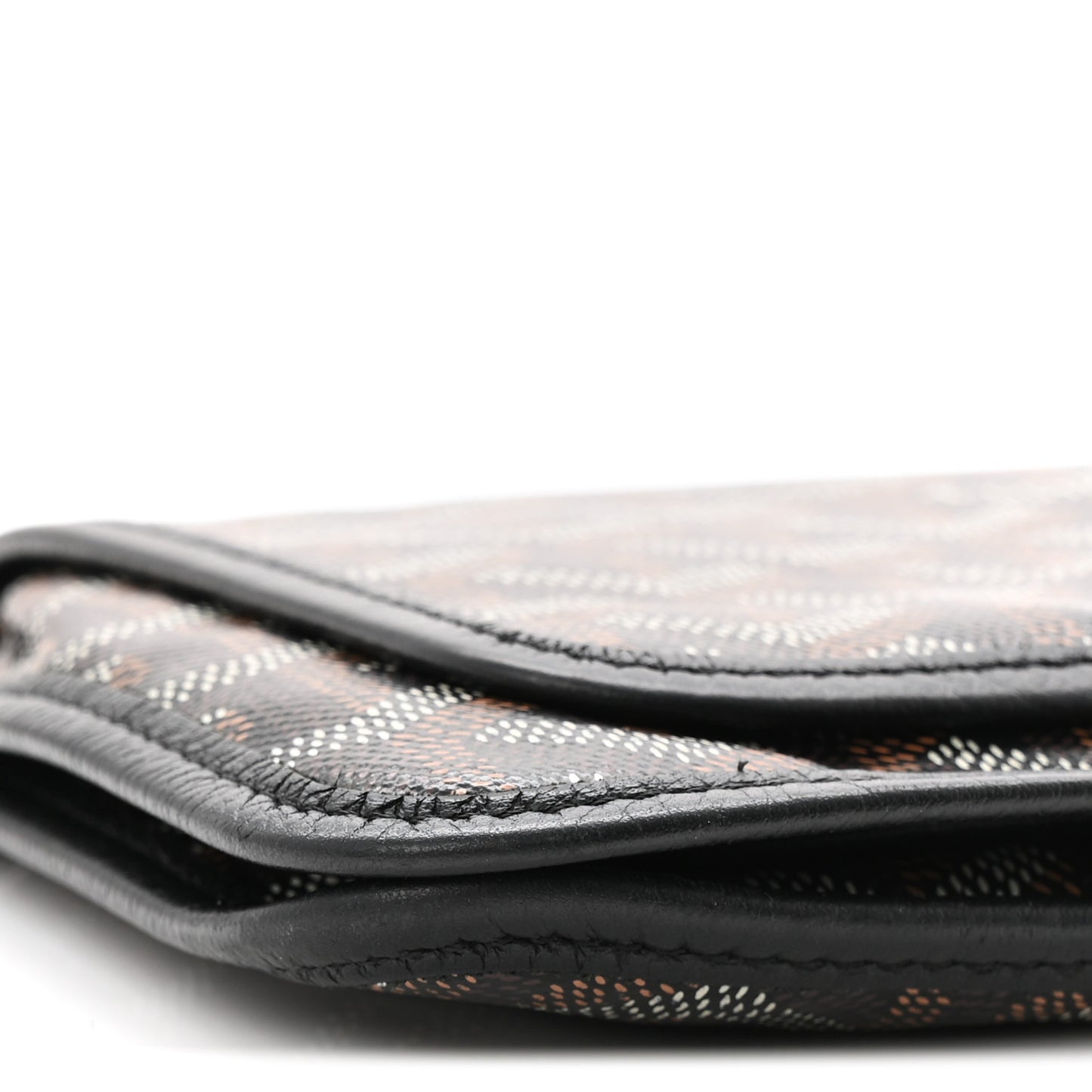 Goyardine Plumet Wallet Clutch Black
